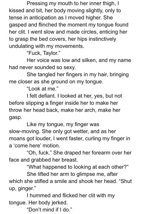 A steamy excerpt from my erotic sapphic romance book. Eye contact makes ...