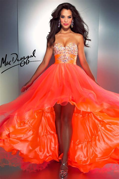 7+Luxury Neon Orange Prom Dresses | [+]MYBIRDBLOGS