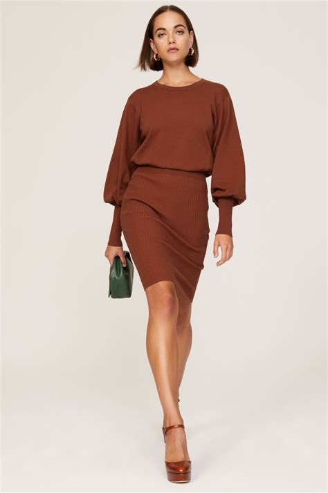 Brown Sweater Dress by Toccin | Rent the Runway