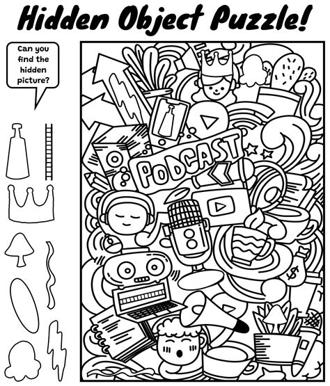 Discover the Fun of Hidden Picture Games Printable — Anna Printable