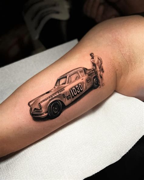 70+ Elegant and Unique Car Tattoo Ideas - 91tattoos