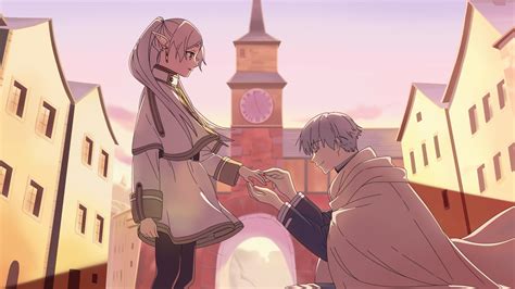 Frieren & Himmel: HD Anime Wallpaper from Beyond Journey's End by Yuuri