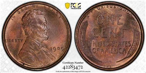 1909 VDB Cent, Doubled Die Obverse, FS-1102, MS65RB PCGS - VDB Coins
