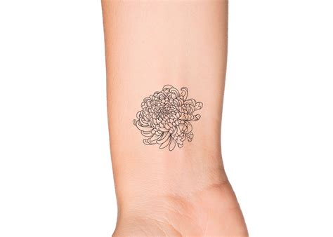 November Birth Flower Tattoos