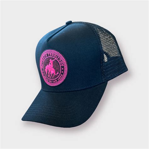 Black and Pink Truckers Hat - Outback Territory