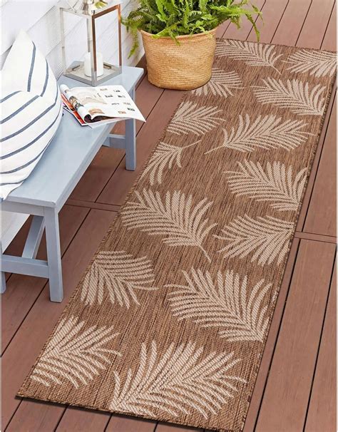 Amazon.com: Rugshop Contemporary Palm Leaves Textured Flat Weave Easy ...