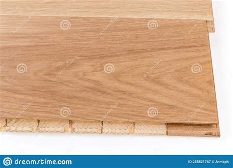 Connected Oak Engineered Wood Flooring Boards, Fragment Close-up Stock ...