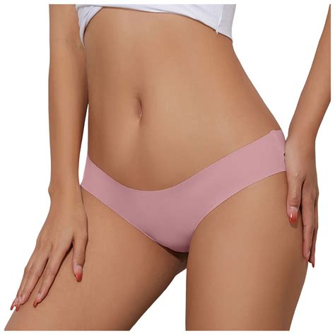 yueewhuSeamless Thongs for Women Low Waist Invisible No Show Thong ...