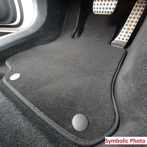 Car Floor Mats Velour For Maserati Ghibli M157 Waterproof Black Carpet ...