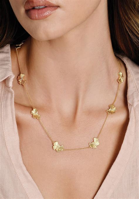 Nature Inspired, 18K Gold Plated Luxury Designer Necklaces - Anabel Aram
