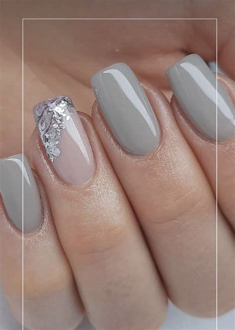 Pin by Nancy on Nail Art | Silver nail designs, Fancy nails designs ...