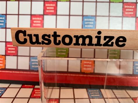 Personalized Scrabble Tile Holder, Scrabble Game Accessories, Gift for ...