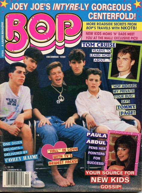 "BOP" Teen Magazine December 1990 - NKOTB, Will Smith, Johnny Galecki ...