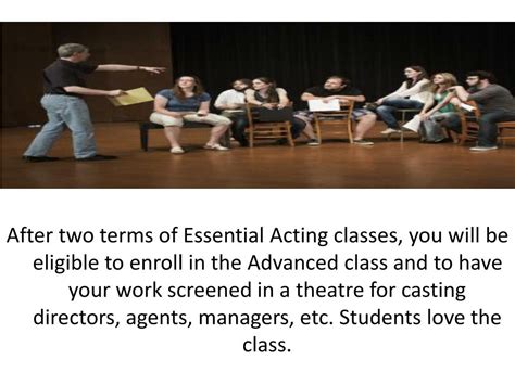 PPT - Acting classes PowerPoint Presentation, free download - ID:7381261