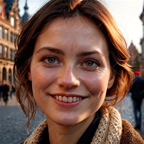 Premium Photo | Belgian woman from Belgium typical national citizen