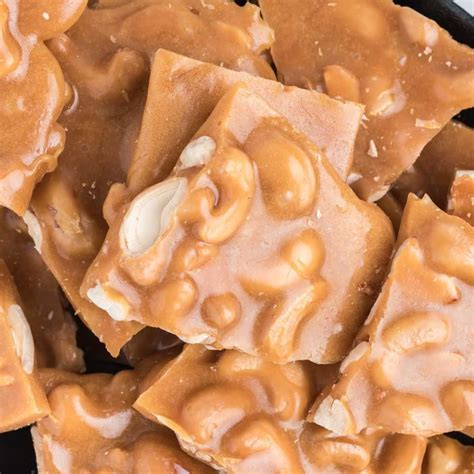 Cashew Brittle - Pass the Dessert