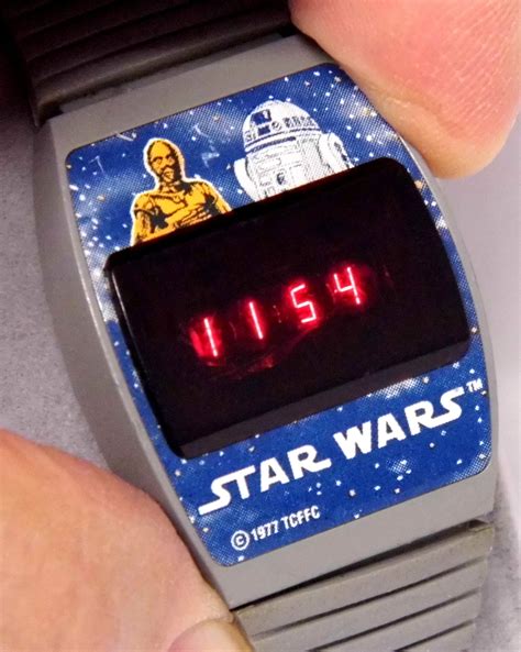 Vintage Star Wars Digital Quartz Watch By Texas Instruments, Red LED ...