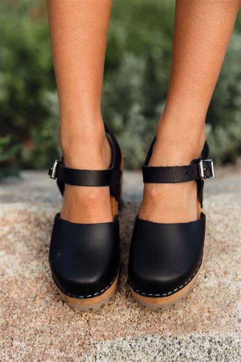MIA Abba Clog-Black | Clogs, Womens clogs, Leather clogs