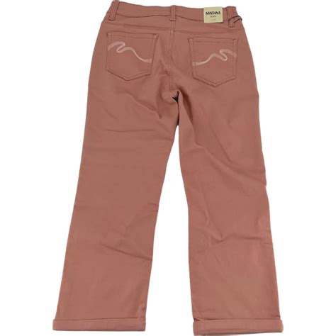 Santana Women’s Pink Cropped Jeans / Various sizes – CanadaWide ...