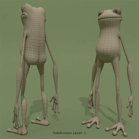 ArtStation - Cartoon Frog with Cool Buttocks | Resources
