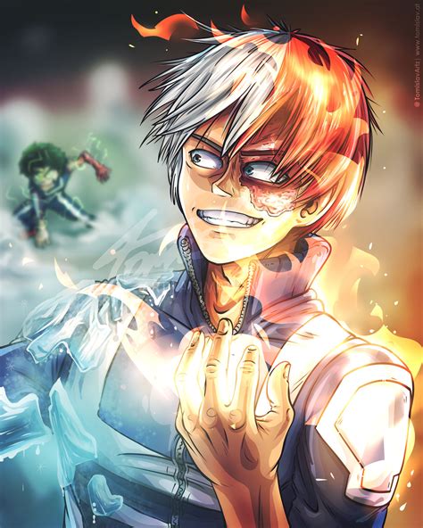 Shoto Todoroki - MHA Fan Art by TomislavArtz on DeviantArt
