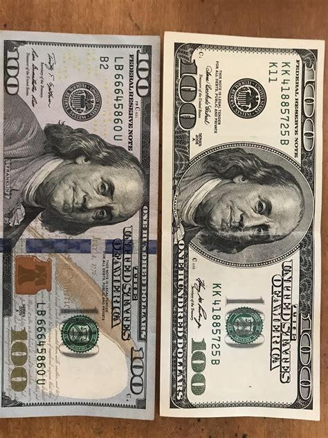 The difference between a 2006 and 2009 $100 bill : r/mildlyinteresting