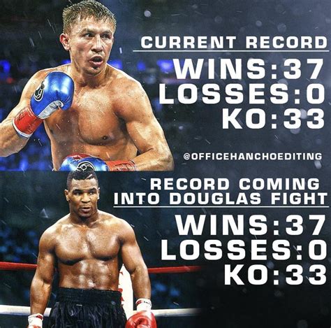 Interesting Stat Mike Tyson coming into his fight with Buster Douglas ...