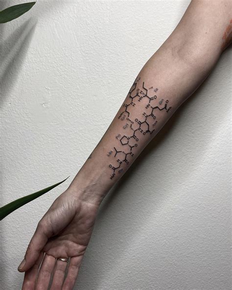 Oxytocin Structure Tattoo