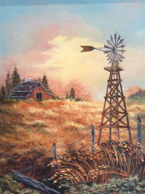 Windmill Painting