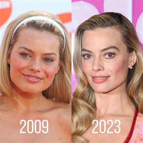 Margot Robbie Before And After Face Surgery