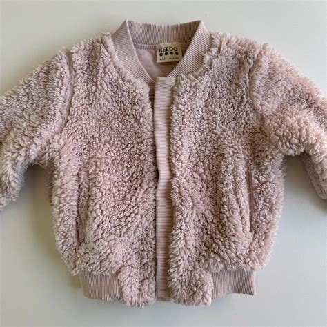 Light pink fleece jacket | Little Lenders