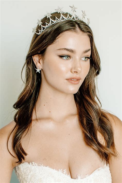 Star Headband Bridal Headpiece Tiara ASTARA Celestial Headpiece | EDEN LUXE Bridal