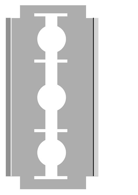 Razor blade PNG transparent image download, size: 2400x3394px