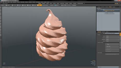 Chocolate Ice Cream Top 3D Model $19 - .3ds .blend .c4d .fbx .max .ma .lxo .obj - Free3D