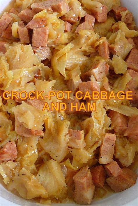 Crock-Pot Cabbage and Ham Recipe