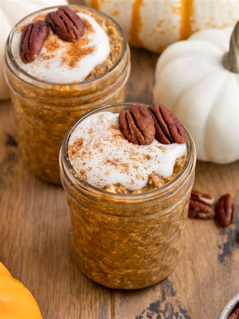 Pumpkin Pie Overnight Oats - ShortGirlTallOrder