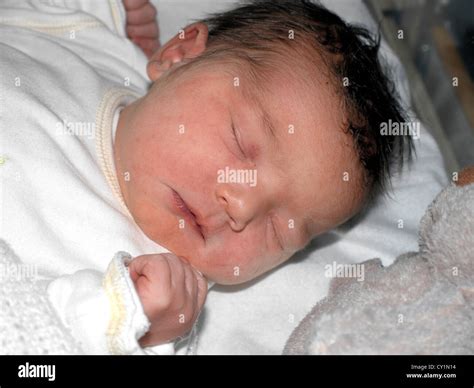 Newborn Baby in Hospital Stock Photo - Alamy