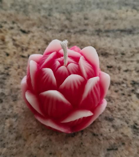 Experimenting with colours - pink and white beeswax lotus flower : r ...