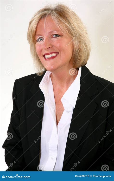 Attractive 40 Something in Suit Stock Image - Image of blonde, female: 6438313