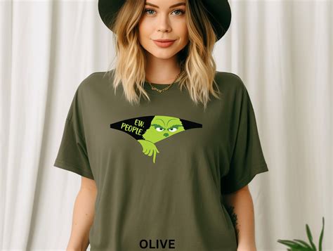 Grinch Tshirt, Grinch Ew People, Christmas Grinch T-shirt, Grinch Face ...