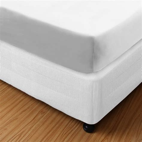 Marquess Box Spring Cover-Wrap Around Elastic.Vertical Stripe Pattern ...