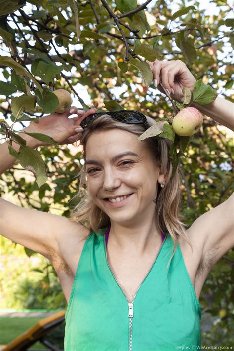 hairy armpits, blonde, women, WeAreHairy, portrait display, watermarked ...
