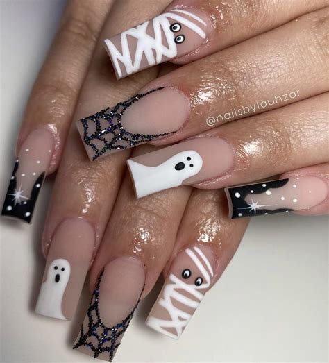 Pin by aysanmis on nail ideas | Halloween nails, Long acrylic nails ...