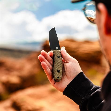 Circadian Clip Point EDC Fixed Blade Knife (CPM MagnaCut, Black DLC, G ...