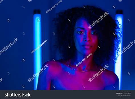 Mixed Race Nude Woman Curly African Stock Photo 2012951570 | Shutterstock