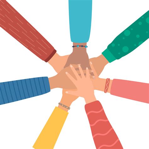 Unity Hands Clipart