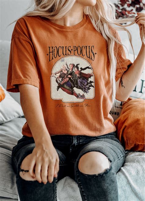 Vintage Hocus Pocus Comfort Colors Shirt, Hocus Pocus Shirt, Sanderson ...