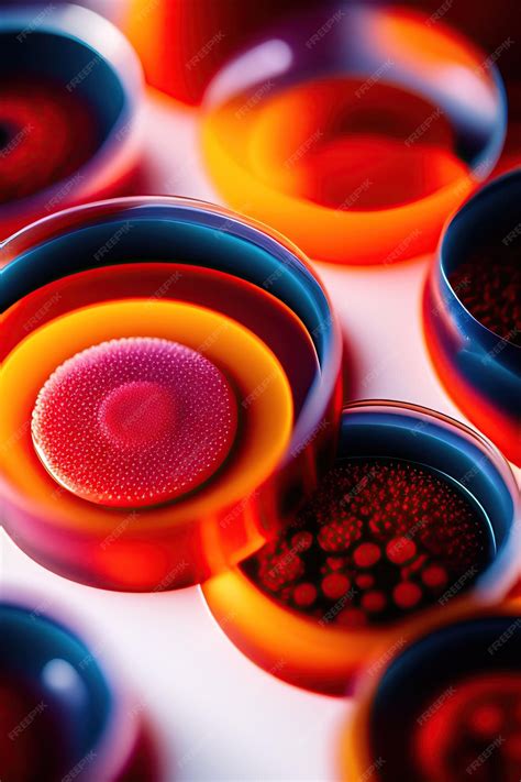 Premium AI Image | Streptococcus bacterial colonies with beta hemolytic ...