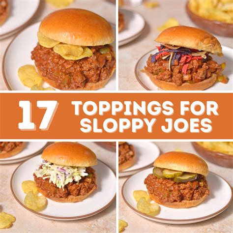 17 Easy Toppings For Sloppy Joes (plus recipes!) - Joy to the Food