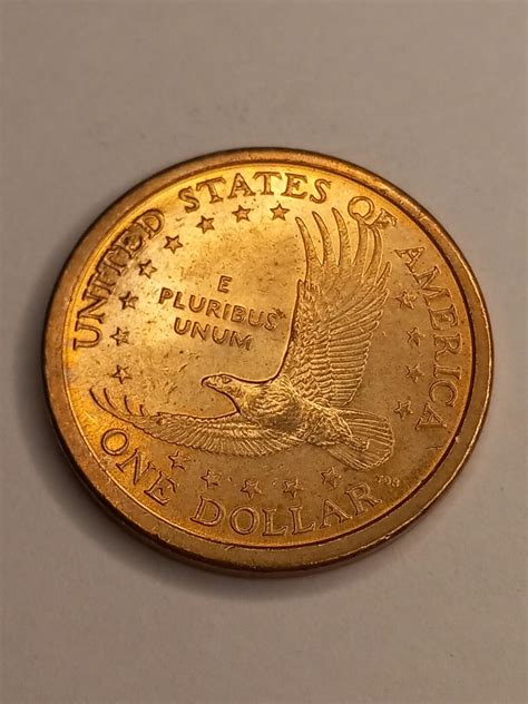 2000 D Sacagawea One Dollar Coin US Liberty Gold Color Philadelphia | eBay